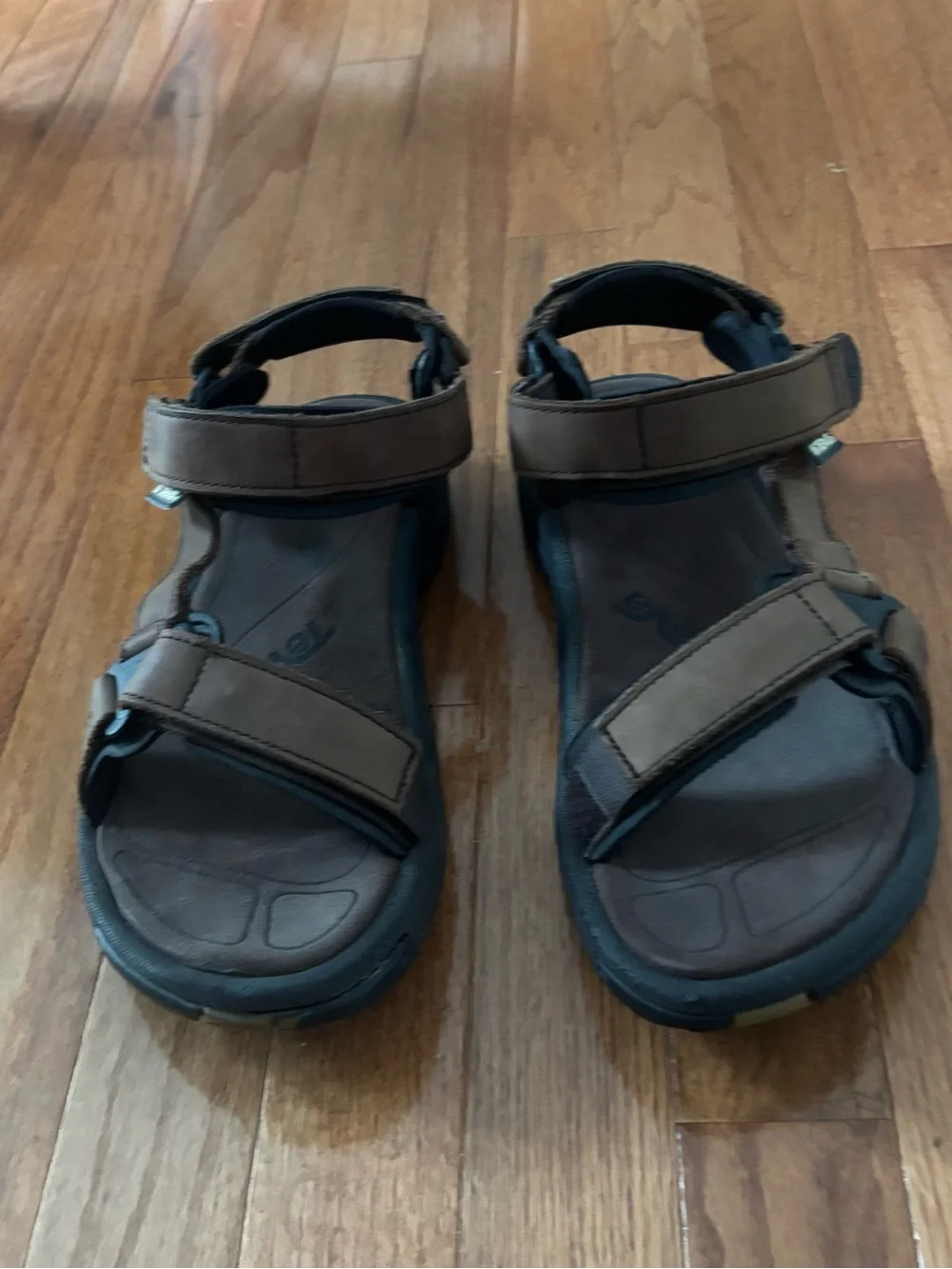 Men's Brown Teva Adjustable Strap Sandals size 9